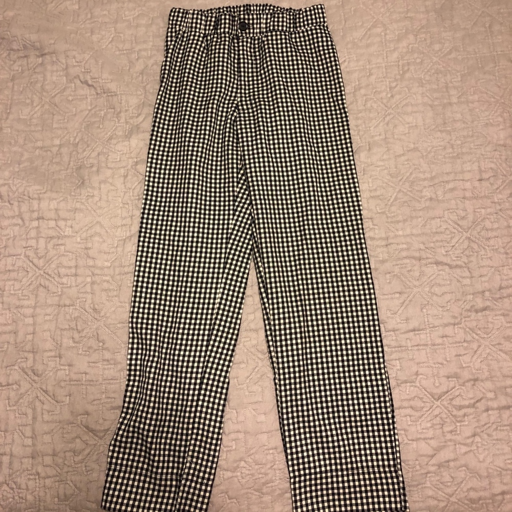 Gingham Crop Pants Size medium